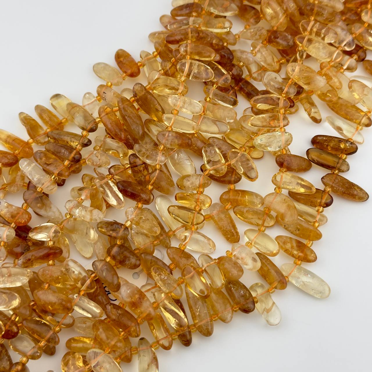Цитрин размер 19*7мм натуральный камень